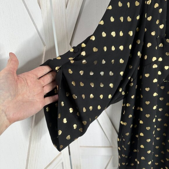 Torrid Harper 3/4 Sleeve Pullover Blouse - Picture 4 of 5